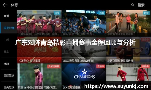 广东对阵青岛精彩直播赛事全程回顾与分析